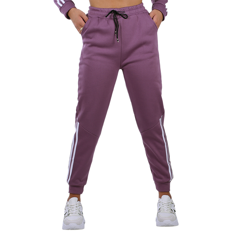 Παντελόνι Φούτερ με Εσωτερική Fleece Επένδυση DF-059 Purple – Κολάν για  casual αλλά και ξεχωριστές εμφανίσεις!