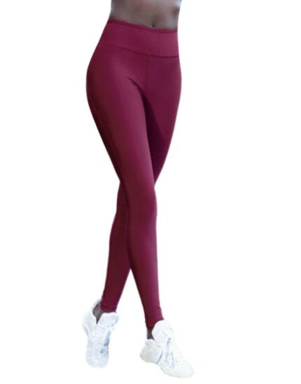 Ψηλόμεσο Κολάν Push Up και Σύσφιξης με Tσέπες Lismina 1154 Bordeaux