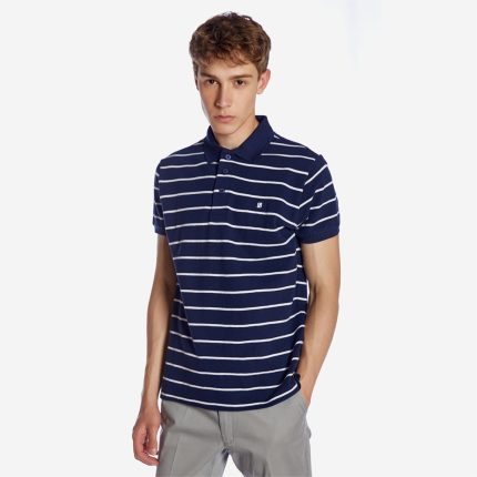 Ανδρικό Polo marine με ρίγες Sogo
