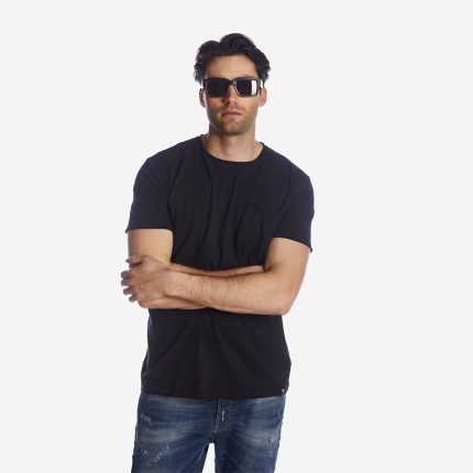 ΑΝΔΡΙΚΟ T-SHIRT ΜΑΥΡΟ BASIC BROKERS