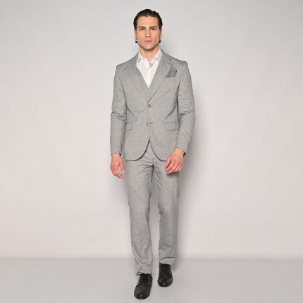 Ανδρικό Κοστούμι Γκρι Sogo Regular Fit