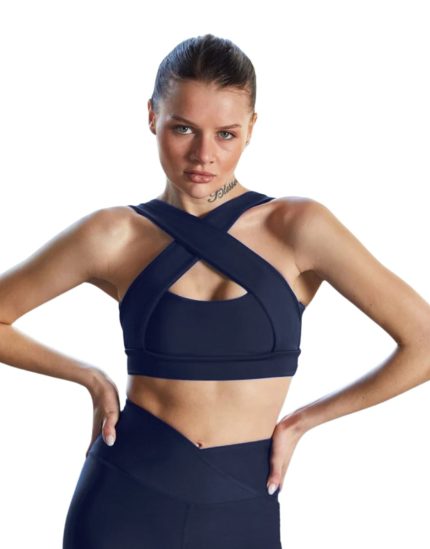 Πολυμορφικό Τοπ με Αποσπώμενη Ενίσχυση Lismina 200 Navy Blue